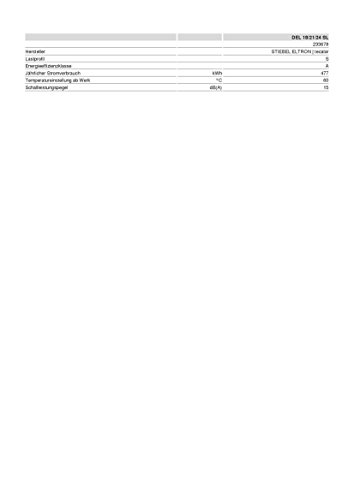 STIEBEL ELTRON DEL 18/21/24 SL electronic LCD, elektronischer Durchlauferhitzer umschaltbar, 18/21/24 kW, 233678 - 3