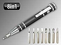 PEARL 8in1-Schraubenzieher im Kugelschreiber-Design - 5