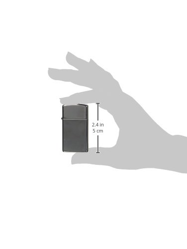 Zippo-Feuerzeug Chrom, poliert, Classic, schlank - 3