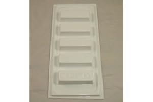 LEEWAY WOODWORK Beeswax Mould for 5 Bars of Beeswax 1 oz Size Rectangle Mould