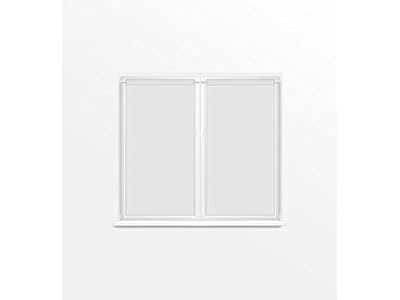 Soleil d'ocre Paire de Brise Bise, Polyester, Blanc, 120x70x1 cm
