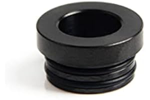 RUIYITECH Edelstahl 810 auf 510 Adapter Wärmeableitung Tropfspitze Adapter für 810 Tanks (schwarz)