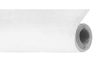 Papiertiger Papiertischdecke Rolle 100 cm x 10 m, Tischtuchpapier in weiß, abwischbare Tischdecke für Bierzeltgarnitur, Partys und Geburtstage (Weiß, 10 Meter x 1 Meter | 1 Rolle)