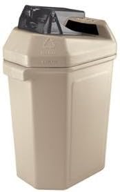 Large Commerical Area Can Crusher and Bin by dci dc mach