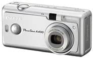 Canon Powershot A400 Silver Digital Camera [3MP, 2x Optical Zoom]