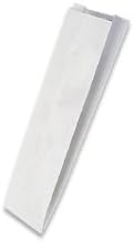 Bagcraft Papercon 300174 Unprinted Paper Bread Bag, 28" Length x 4-1/2" Width x 2-1/2" Height, White (Case of 1000)