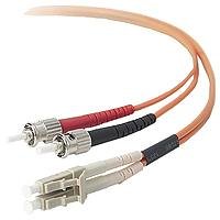 Belkin Duplex Glasfaser-Netzwerkkabel (LC/ ST, 62,5/ 125 Mikrometer, 1 m) orange