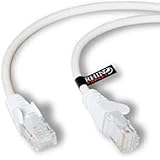rhinocables CAT5e High-Speed Ethernet Patch Network Cable for LAN — Snagless Cable with RJ45 Connector Lead — Ideal for Inter