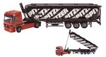 Preisvergleich Produktbild JOAL – 364 – Fahrzeug Miniatur – LKW Mercedes Actros Regentonne Zement lose unten