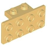 LEGO -  50 Steine in Beige / Tan / Sandfarben / Creme mit 2x4 Noppen - Lego
