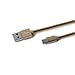 Produktbild Celly usbtypecsnakegd USB A USB C männlich männlich Gold Kabel USB – Kabel USB (USB A, USB C, 2.0/3.0 (3.1 Gen 1), männlich/männlich, Gold)