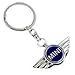 Price comparison product image Mini Cooper Stylish Chunky Blue and Chrome Keyring