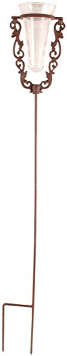 Esschert TH39 Design, Schmuckthermometer Niederschläge, Gusseisen, 133 x 19 x 12 cm