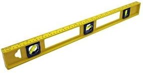 24" Pro Quality Heavy Duty Impact Resistant ABS Plastic Carpenters Level by OCM