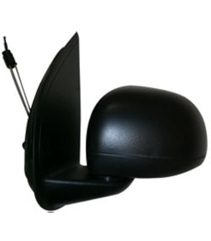 Specchietto Retrovisore Sinistro Per Ford Focus II E C-Max (2003-2010) – Ricambio Originale Con Freccia, Colore Bianco, Controllo Sinistra