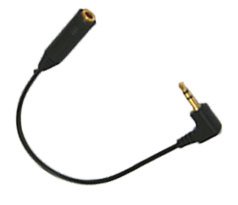 25mm-35mm-STEREO-AUDIO-HEADPHONE-JACK-ADAPTOR-BLACK-Electronics
