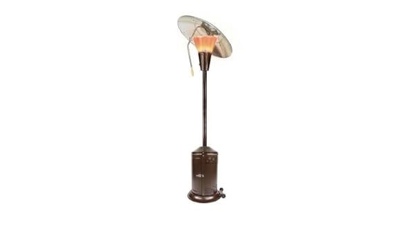 Bronze Heat Focusing 38 200 Btu Propane Gas Patio Heater Amazon