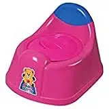 DJT Fabric Store - Potty Toilet Trainer Seat/Chair with Lid and High Back Support for Boys Girls (Age 7 Months to 3 Years)