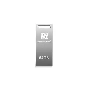 Simmtronics 64 GB USB 2.0 Port Flash Drive with Metal Body (64 GB Pen Drive)