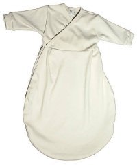 Organic Cotton Summer Baby Sleeping Bag-Unbleached-74/80 6-12m