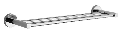 Handtuchstange doppelt Pentas Messing verchromt Länge 45 cm