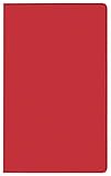 Taschenkalender Pluto geheftet PVC rot 2020: Terminplaner mit Monatskalendarium und Uhrzeit. Dünner Buchkalender - wiederverwendbar. 1 Monat 2 Seiten. 8,7 x 15,3 cm by 