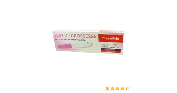 Test De Grossesse - 1 Test - Pharmaprix : Amazon.fr: Hygiène Et Santé