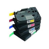 Brother TZ735 Schriftbandkassette 12mm grün/weiss für P-touch 200/210E/220/300/310/340/340C/350/540/540C/550/1000/1200/1200P/1250