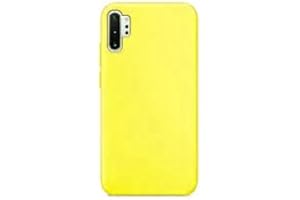 Max Power Digital Cover per Xiaomi Mi Note 10 Lite Custodia in silicone liquido morbido flessibile antiurto sottile e colorata con rivestimento interno in velluto (Xiaomi Mi Note 10 Lite, Giallo)