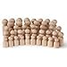 Produktbild Natural Unfinished Wooden Peg Doll Bodies - Quality People Shapes - Great for Arts and Crafts - Birch and Maple Wood Turnings - Artist Set of 40 in 5 Different Shapes and Sizes by Koalabu
