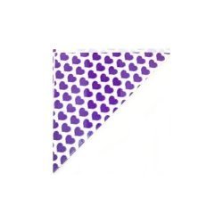 100 Spitztüten Herzen lila wie auf der Kirmes 125 Gramm