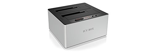 Icy Box IB-121CL-6G 2-fach USB 3.0 Dockingstation für 2,5″ (6,35 cm) und 3,5″ (8,9 cm) SATA HDD/SSD, mit automatischer Klonfunktion - 5