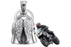 Naseom llavero Moto Campana Guardiana, Campana Guardiana Moto, Guardian Bell con Anillo Colgante, Campana de Moto de Ángel, para Bicicletas, Coches, Vehículos Eléctricos, Motocicletas