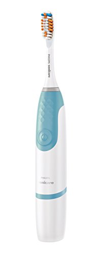 Philips Sonicare HX3631/06 Powerup Battery Toothbrush, Medium, Scuba Blue RS.1022.05 (80.00% Off) - Amazon