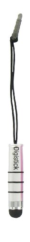 Wantalis Digistick - Stiletto Capacitivo per Schermo Touch-Screen, con Jack ed Elastico, Colore: Rosa