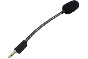 Yaowanguan Micrófono de Repuesto para Auriculares para Juegos Razer BlackShark V2/V2 Pro/V2 SE,micrófono de Brazo de Juego Desmontable con Enchufe de 3,5mm con Espuma(19cm/7,48pulgadas)