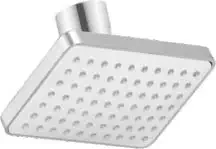 Horseway Square Shaped ABS Bathroom Overhead Shower Chrome Finish Head (Biscuit)