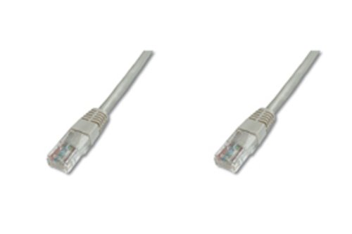 10m Netzwerkkabel CAT.5e RJ45 Patchkabel grau LAN DSL (10 Stück)