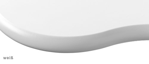 Eckregal / Wandregal Coco | verdeckte Befestigung | 350x350x22 mm – weiß - 3