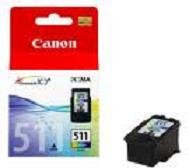 1 ORIGINAL CANON Druckerpatronen Color Colour CL511(dreifarbig) !!! Für folgende Canon Geräte : Canon MP 240, MP 250, MP 260, MP 270, MP 480, MP 490, MX 320, MX 330
