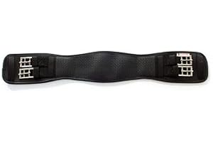 TOGGI William Hunter Equestrian HyCOMFORT Waffle Dressage Girth (Choose from Colours Brown or Black and a Range of Sizes) Elasticated at Both Ends
