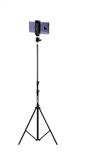 SUBTON 7 ft Height Tripod Stand with 360 degree Horizontal and Vertical Rotation for Light, Mobile Phone, Camera