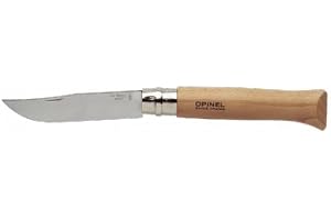 Opinel INOX N.12 - Coltello Tradizionale Lama Inox 12cm Manico Faggio