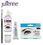 Julienne Eyelash Eyebrow Tint Tinting Kit Dye Blue Black Tint Brush Dish Oxidant