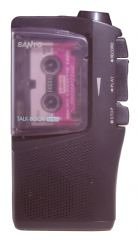 Sanyo TRC 525 M Black Dictation Machine