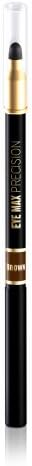 Eveline Cosmetics * Twist Up Eyeliner Pencil with Sponge * MAX PRECISION - "Smokey Eyes" - BROWN