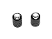 Graphics and More Tribal Skull on Black - Tire Rim Valve Stem Caps - Motorcycle Bike Bicycle - Black RS.3607.00