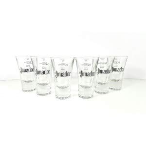 El jimador Juego de vasos - 6 x el jimador vasos calibrado 2/4cl
