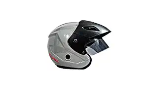 Tiger-ONE Open FACE Helmet [ Size : M ] Motorbike Helmet, Neno Cap, High Impact Shell, ISI : Approved..