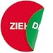 Produktbild Aufkleber ZIEHEN + DRÜCKEN doppelseitig (Klebeseite: ZIEHEN) Folie selbstklebend 5 cm Ø (Türaufkleber, Türschild) wetterfest